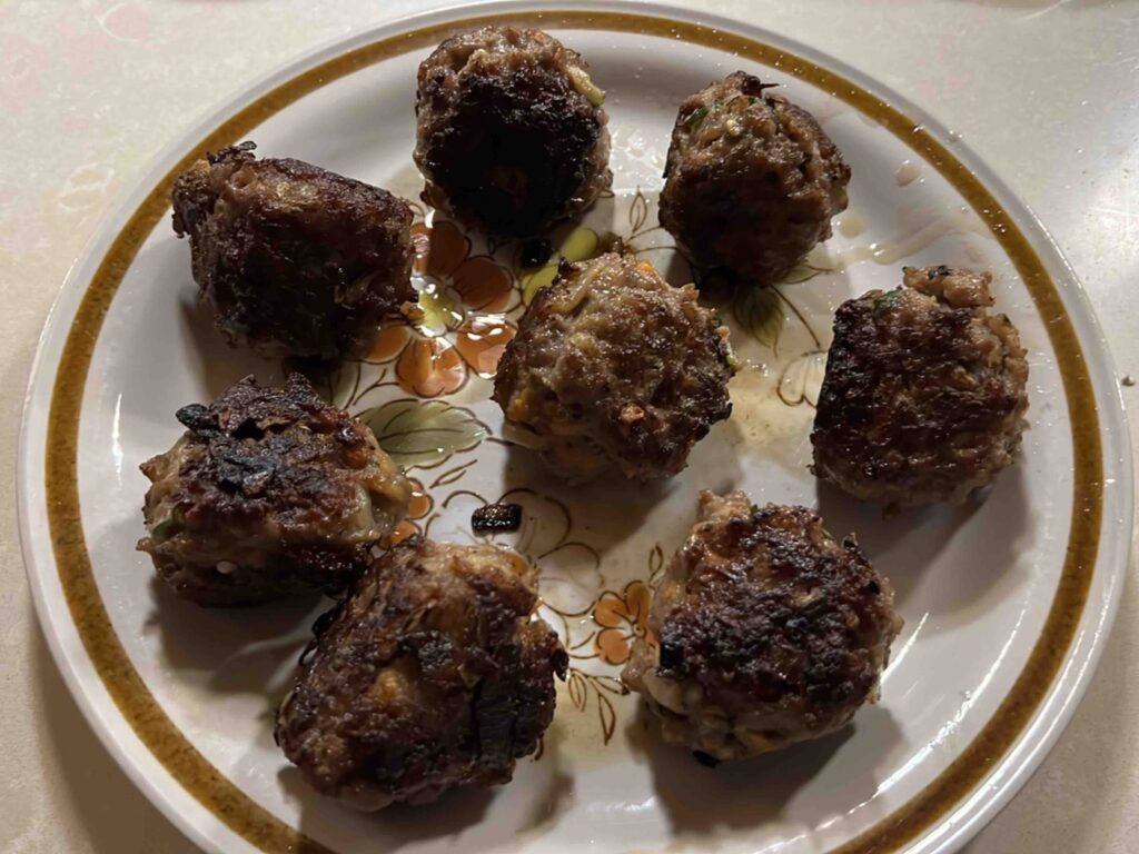 Cooked Sausage Stuffing Balls