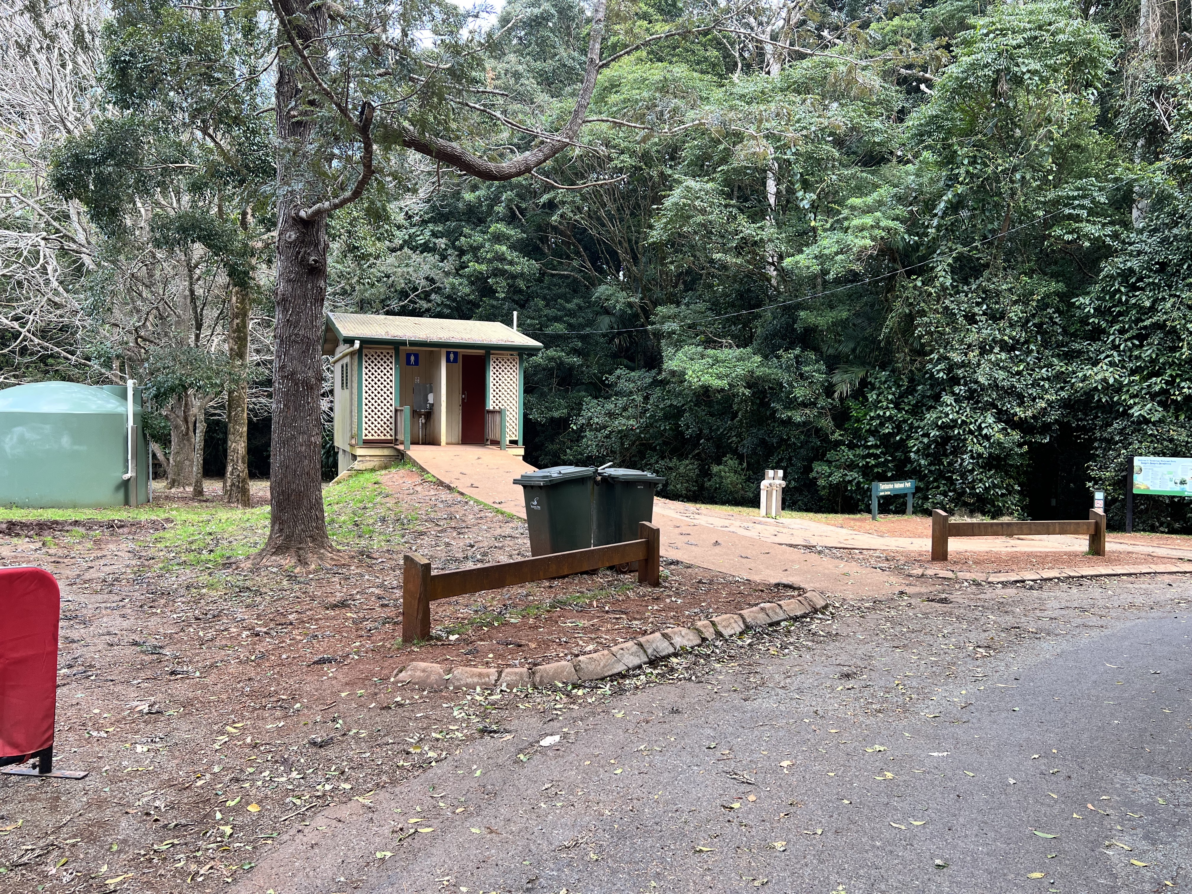 The toilets are Curtis Falls 5th August 2022.