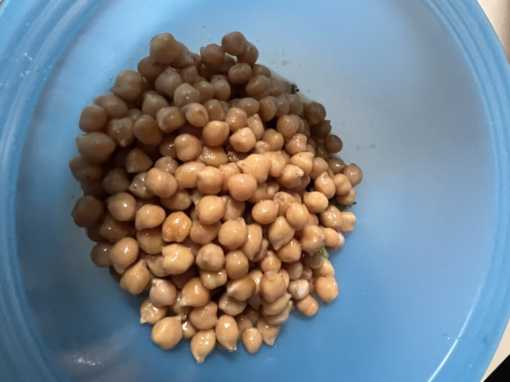 Cooked chickpeas