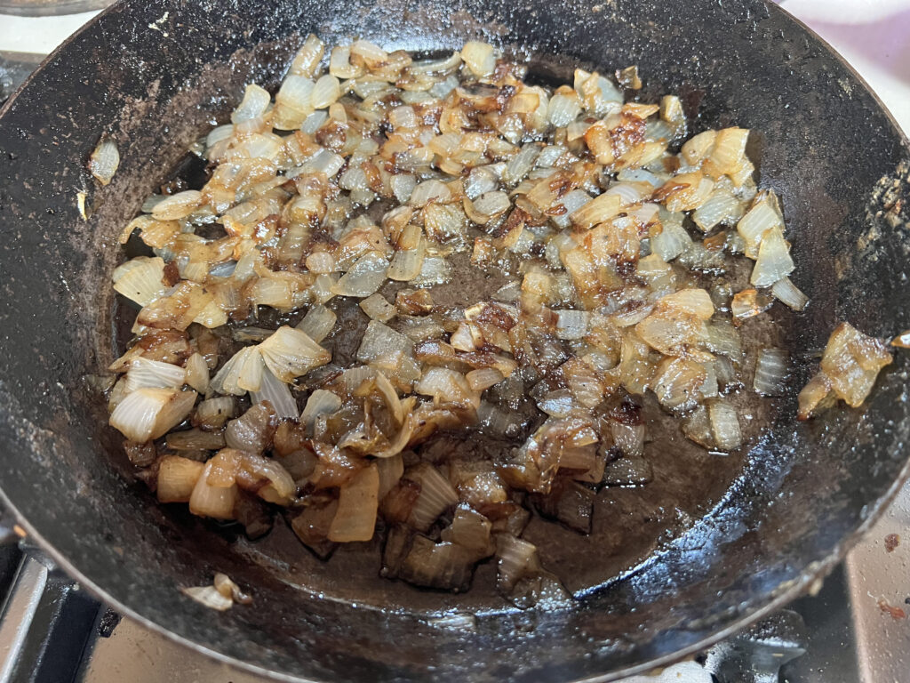 Cooked onions