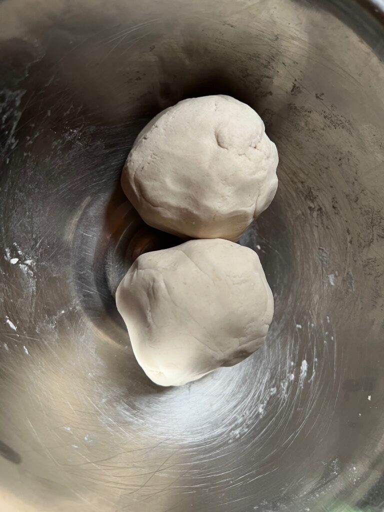 Cassava wrapper dough balls