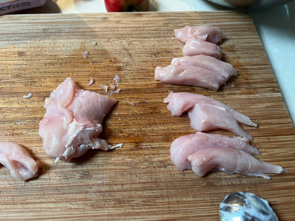 
Chicken cut up