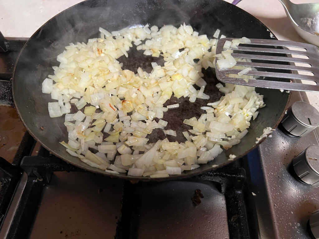 Cooked onions
