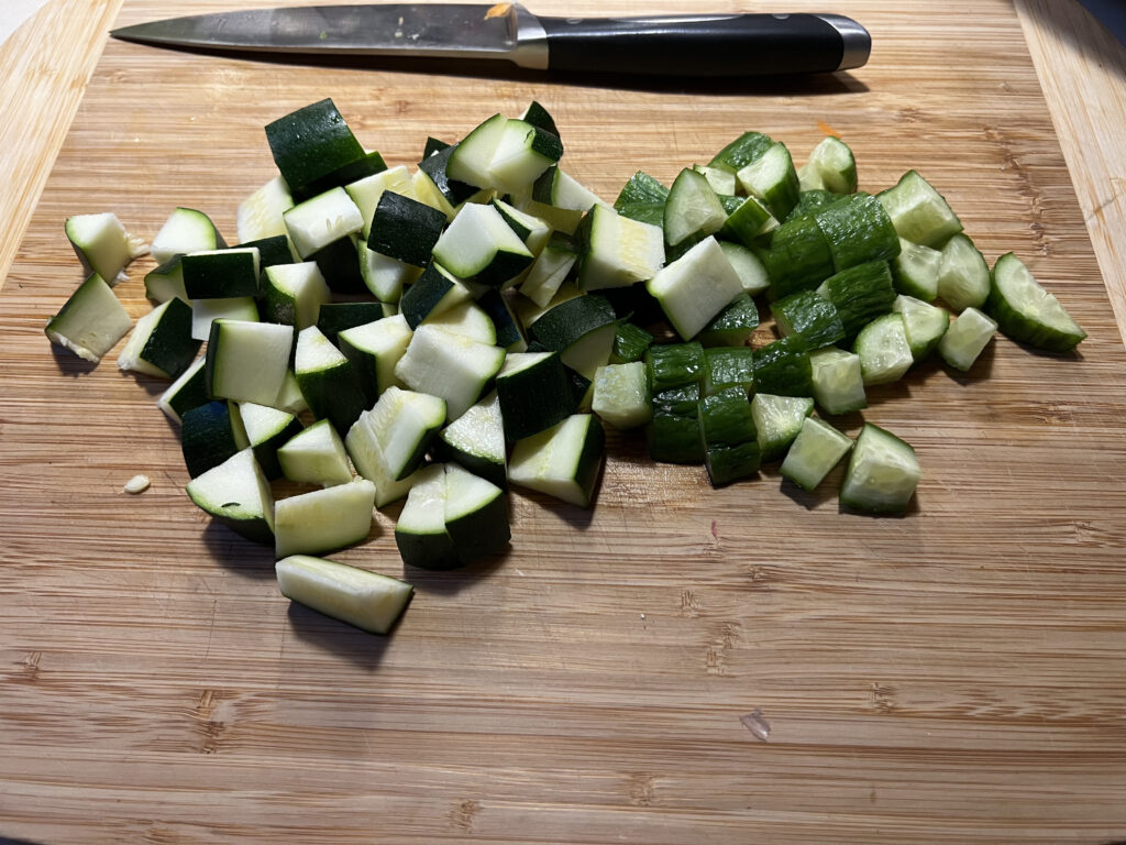 Zucchini and Cucumber