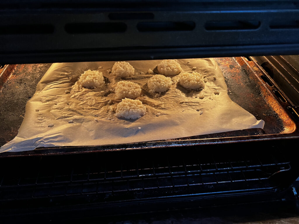 Drying out in the oven