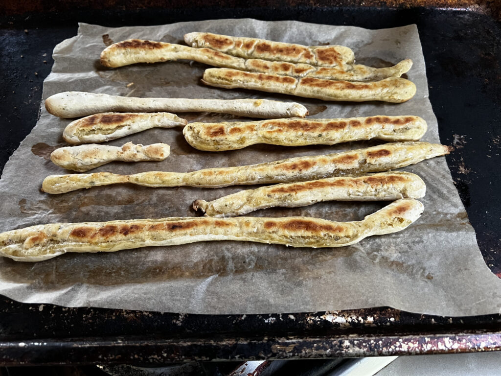Plantain Breadsticks cooked